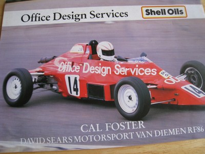 CAL FOSTER VAN DIEMENT RF86 POSTER WERBUNG FERTIG RAHMEN A4 GRÖSSE DATEI M