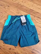 Image of boys under armour shorts green (UA5)