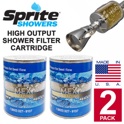 [2 Pack]  Genuine Sprite Shower Filter Cartridge HOC High-Output Models USA MADE