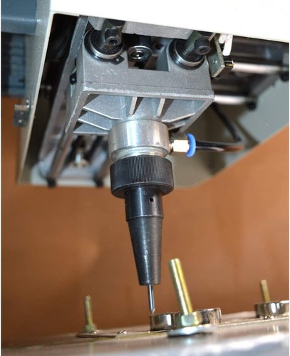 Metal Marking Machine 7in Pneumatic Dot Peen Marking Machine + Rotary Attachment - Picture 4 of 13