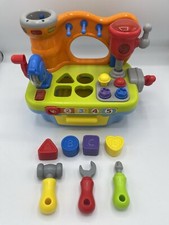 Kids Interactive Sound And Lights Work Bench Tools And Letters A, B, C, And D