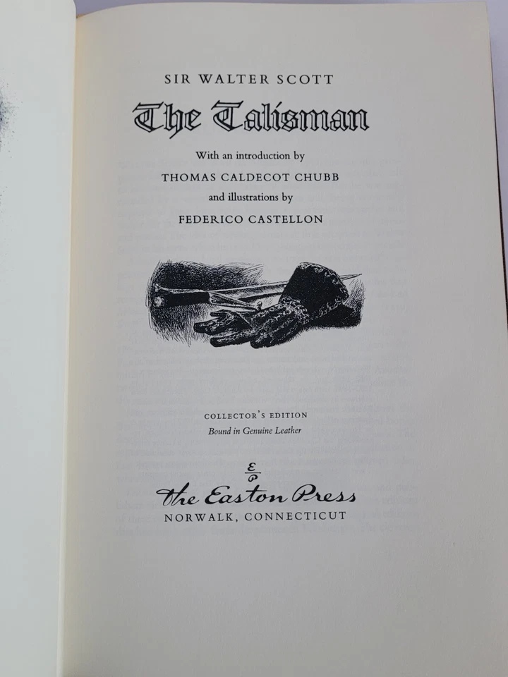 Easton Press The Talisman Hardback  Leather Collectors Edition Book Scott Foto 3 de 4