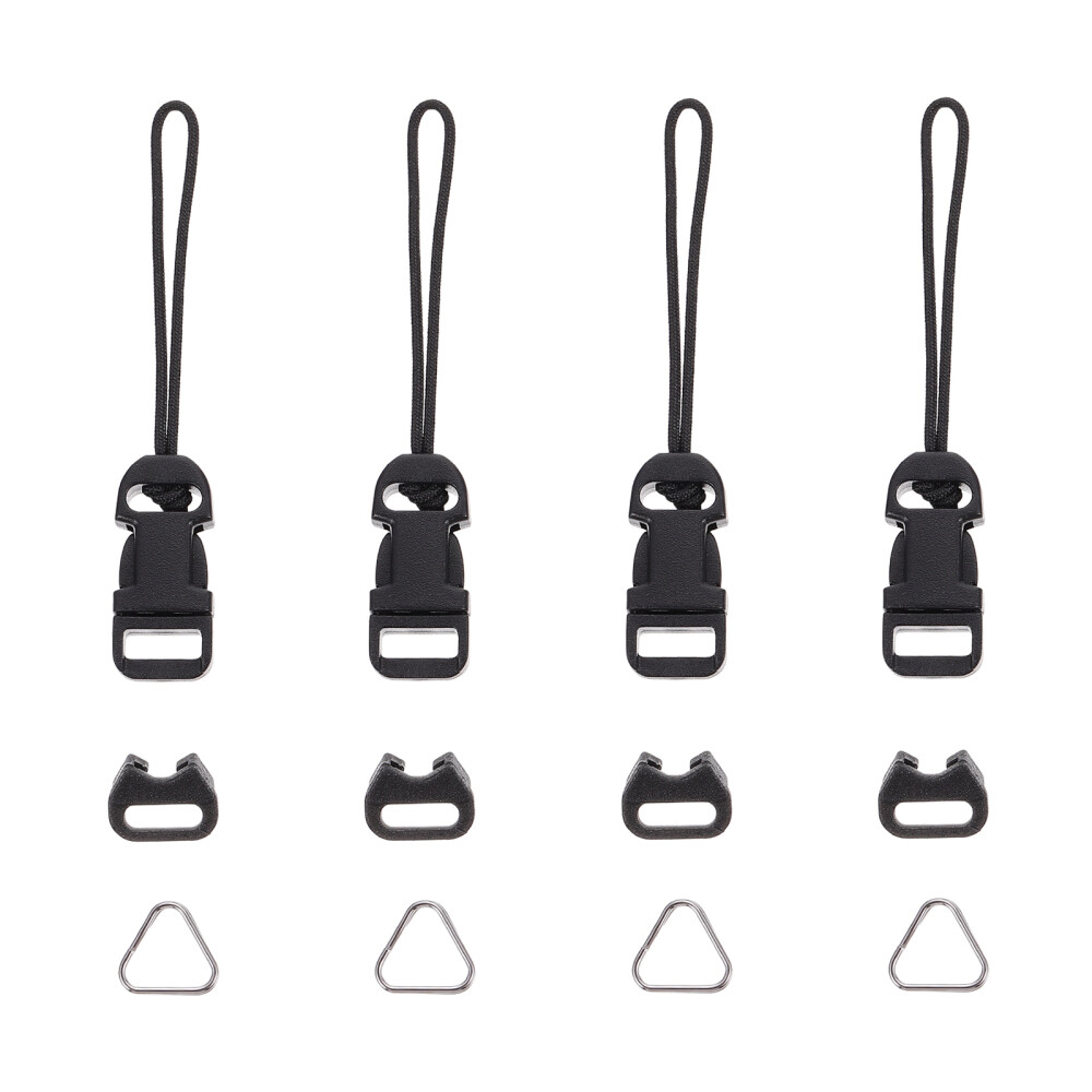 8 Pcs camera triangle ring Clip Adapter for Strap Quick Release Camera