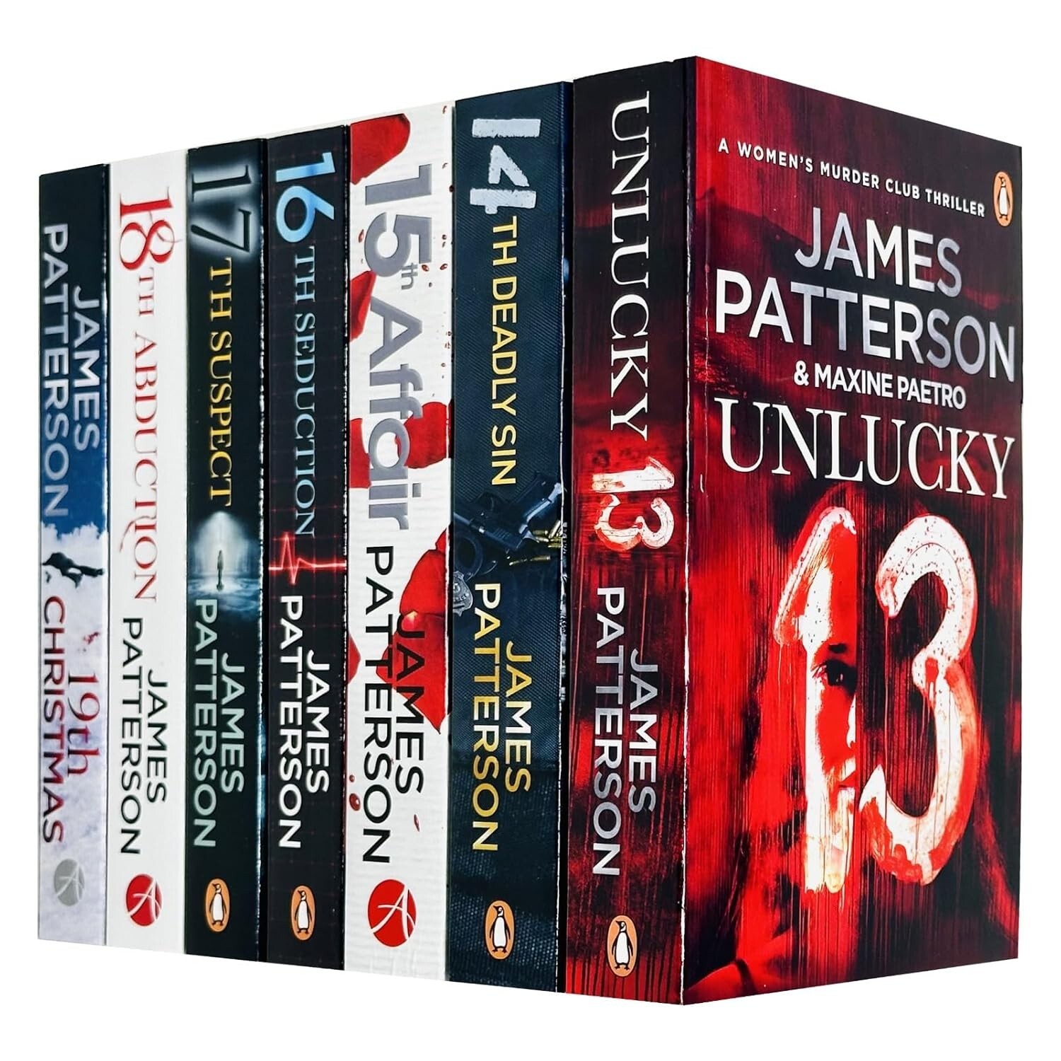 Women’s Murder Club Series 13 - 19 Collection 7 Books Set by James Patterson