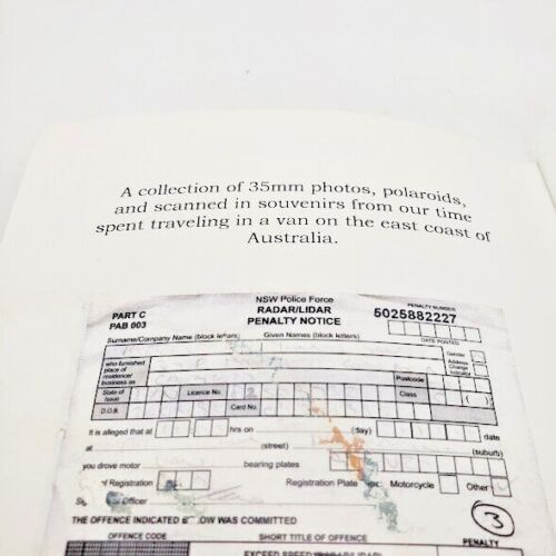 'Rubbish Bin' by Ross Schwartz & Tanner Barrett 35 mm Photos Book NUMBERED - Foto 2 di 5