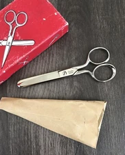 1 Pair Vintage Eversharp Scissors 5”  USA Safety Blunt 452B School Kids NOS