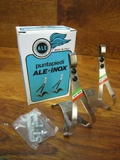 NOS ALE TOE CLIPS - INOX CHROME - MEDIUM- ART. 90 