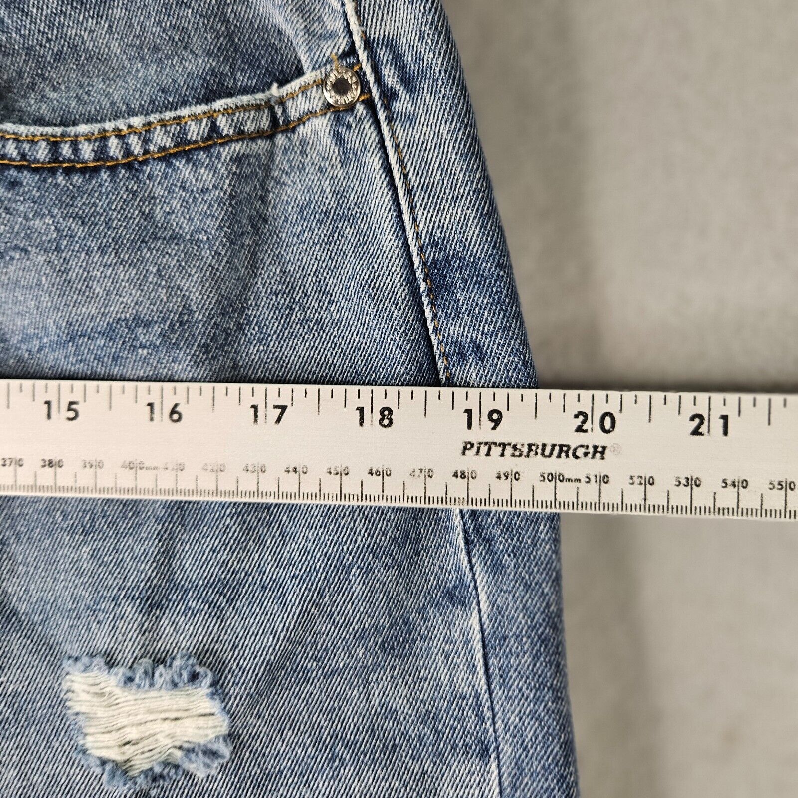 Vintage Guess Jeans Women's Size 32 Blue Denim Cr… - image 14