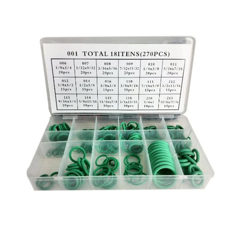 Kit de acessórios de reparo de vedação de vedação de anel O sistema A/C carro 270AC vedação rápida - Imagem 2 de 4