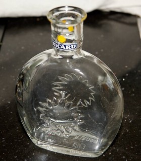 RICARD Water Carafe/Bottle with Classic "Sun" Pattern Vintage French Style