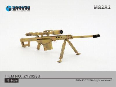 ZYTOYS 1/6 ZY2028B Sand Sniper Rifle M82A1 Weapon Model Fit