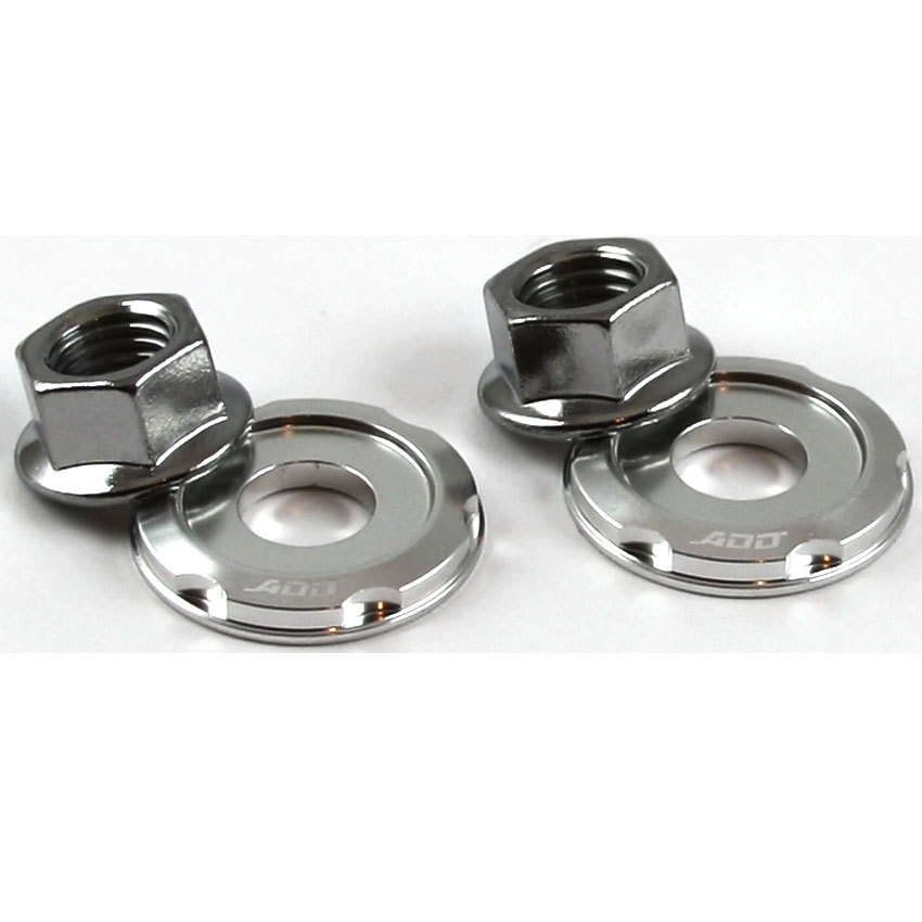 ADD W1 Purple Chrome 14mm Nuts & Washers For Strut Tower Bars / Brace Arms