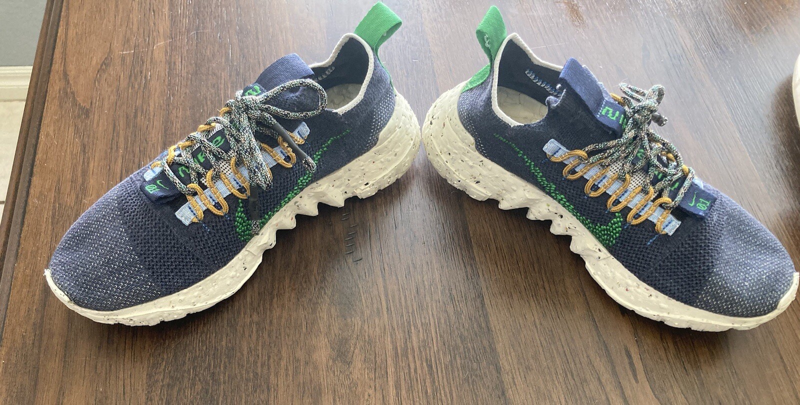 SAOLA Nike Space Hippie 01 Scarpe Uomo Taglia Blu Ossidiana Maglia Sneakers Atletiche