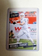 Mitchell Trubisky 2017 Prestige Rookie Card RC Bears Pittsburgh Steelers~