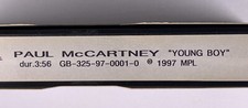 The Beatles Paul McCartney VHS Pal Stereo Cassette Vanderquest Young Boy 1997