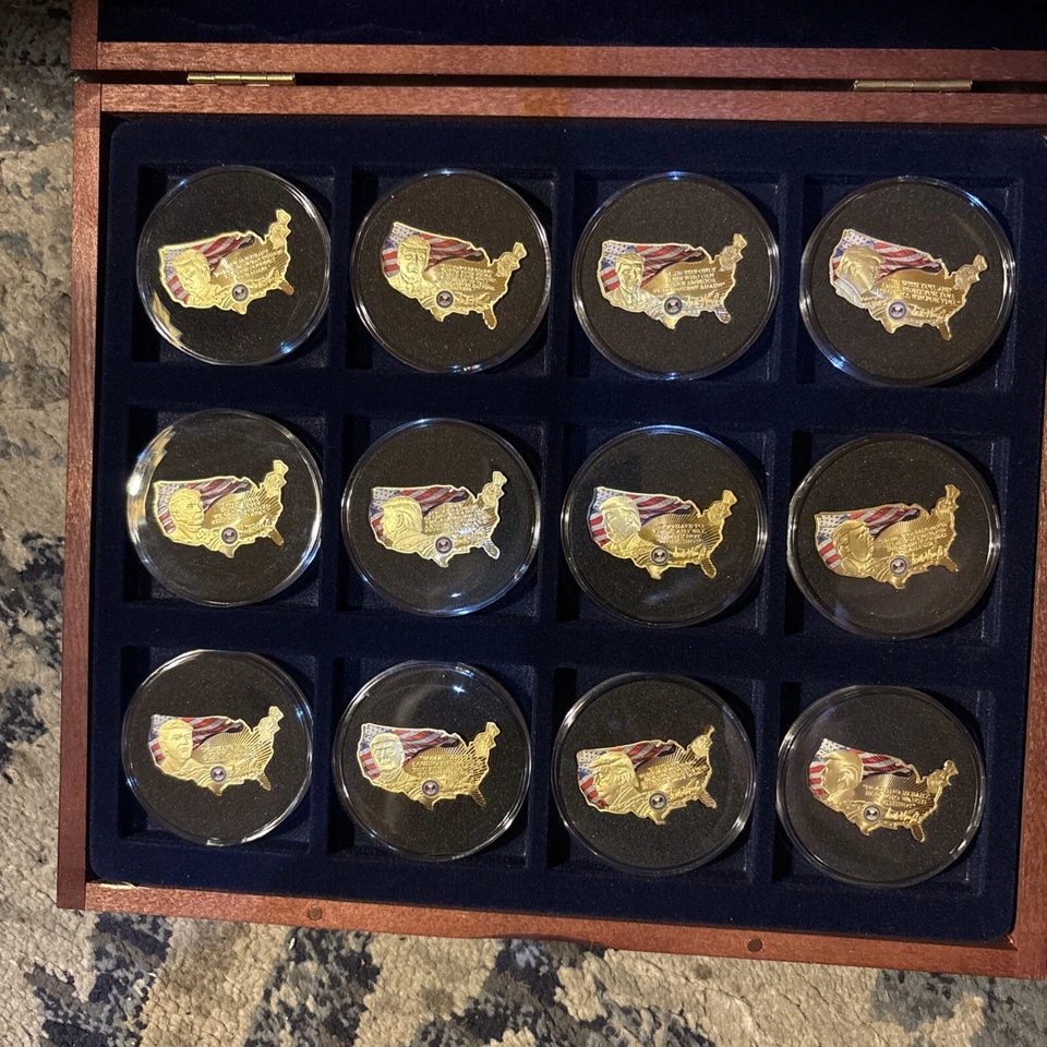 Cu,layered In 24k Gold With Pad-print ,Donald Trump Speeches - Image 3 of 4