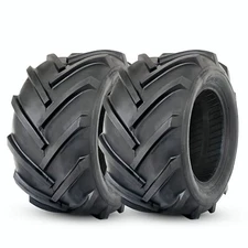 Set Of 2 23x10.5-12 Lawn Mower Tires 6Ply 23x10.5x12 Lug Tractor Tubeless Tyres