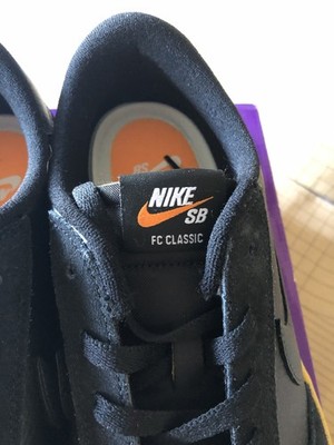Nike SB FC Classic Black Vivid Orange Anthracite 909096-008  display picture 1