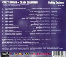 BOBBY GRAHAM CRAZY DRUMS/CRAZY DRUMMER NEW CD