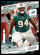 2021 Panini Prestige Christian Wilkins Miami Dolphins #68