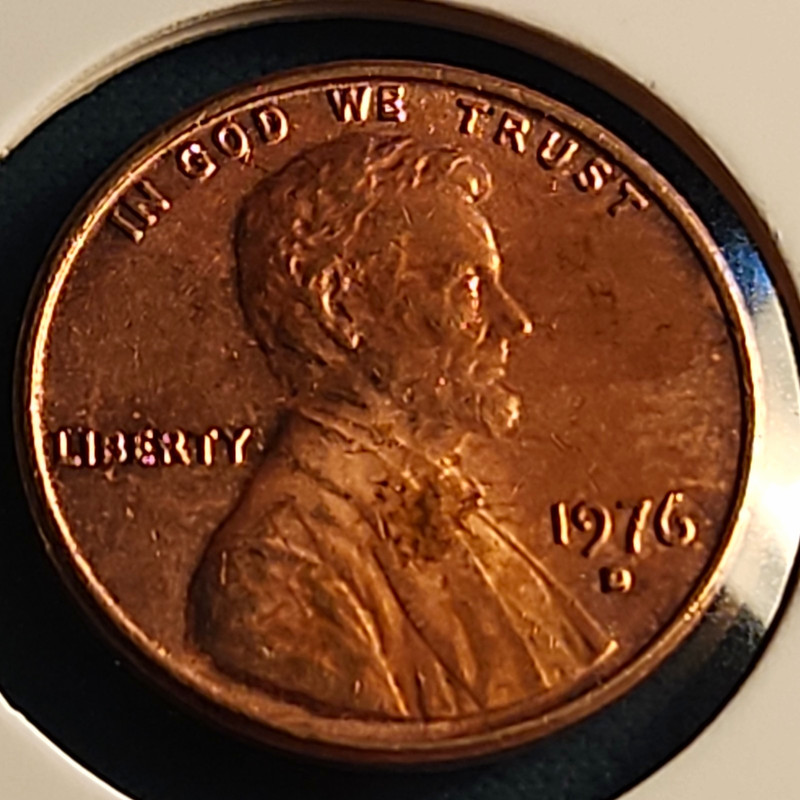 1976-D Lincoln Memorial Small Cent BN Business Strike Copper US Coin One Cent