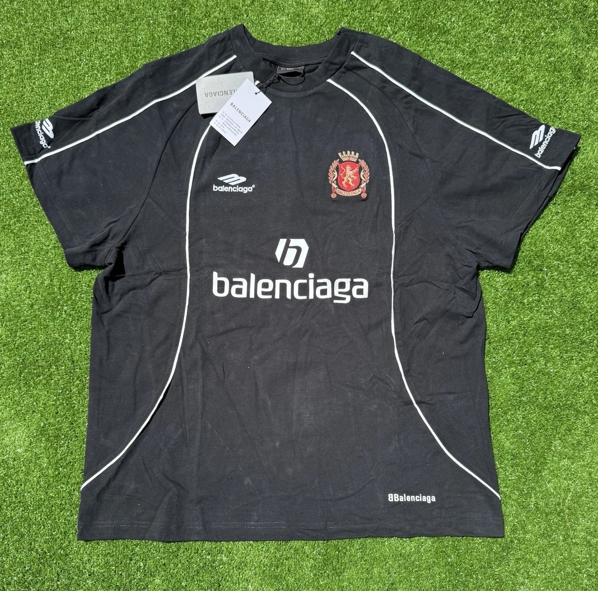 Paris Balenciaga Soccer Jersey Short Sleeve Size US Large | eBay