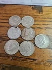 1964 Kennedy Half Dollar, nice detail circulated LOT OF 7