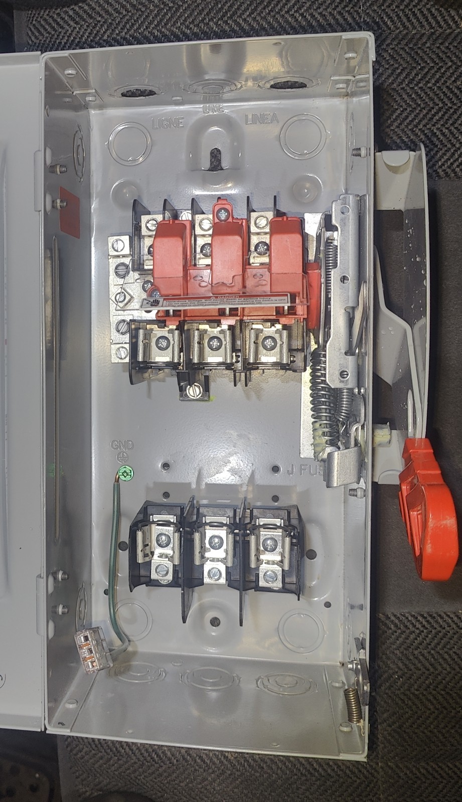 Siemens Disconnect Safety Switch HF361N 30A 600V 3Ph Fusible NEMA Free Shipping! - Picture 8 of 13