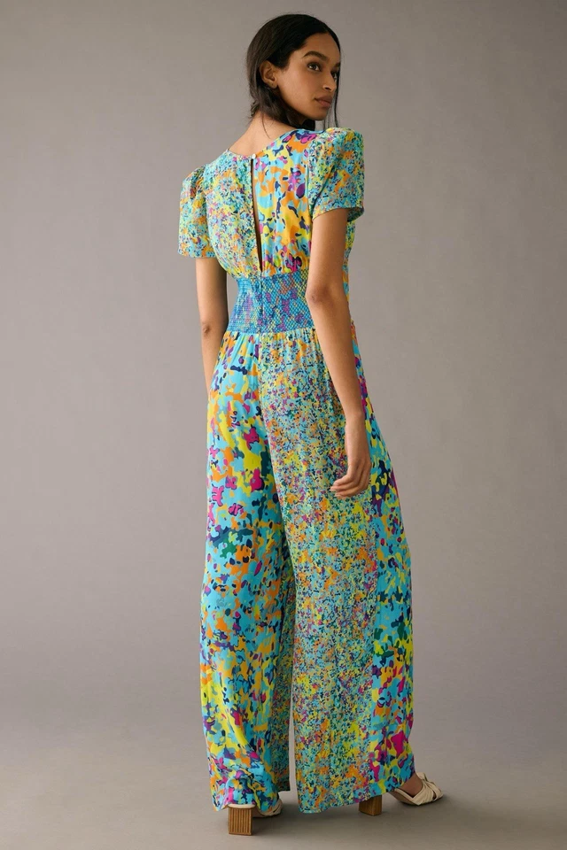 Mono floral multicolor Anthropologie Plenty de Tracy Reese talla XL Foto 2 de 2