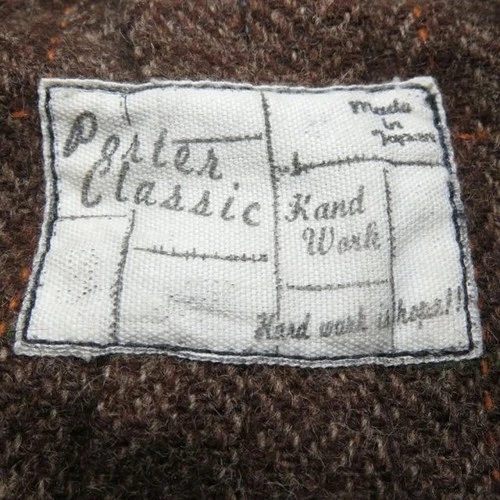 Porter Classic Hand Work Anorak Jacket 16AW Size 3 Brown Wool image 4