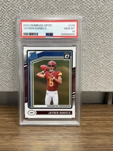 2024 Panini Donruss Optic - Rated Rookie Jayden Daniels #248 (RC) - PSA 10 Gem