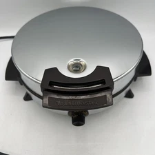 Vintage Toastmaster Waffle Maker Non-Stick W252D Chrome Made In USA TESTED