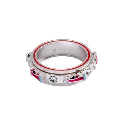 Alex and Ani Hot Wheels  Race Car Fidget Ring Silver AL250666SS7SS