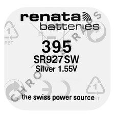 Renata 395 / SR927SW Swiss Made Silver Oxide Watch Battery