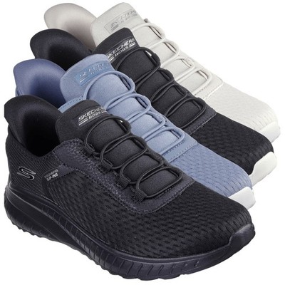 Skechers Bobs Squad Chaos farbige Damen-Slipper Freizeitschuhe Größen 4 bis 8