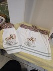 Handmade Crocheted Kitchen Towels Kittens In Tea Cups New Cotton — photo 2