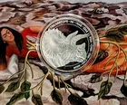 1 Oz Fine Silver Round Triceratops Lost World Series