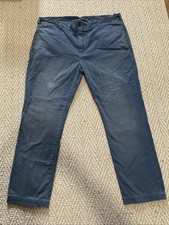 Vintage Polo Ralph Lauren Pants Mens 40x30 Blue Slim Straight Chinos