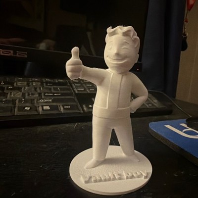 Vault Boy statue collectible figure,3D printed unpainted