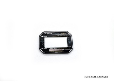 REPLACEMENT VINTAGE GLASS WATCH  CASIO W-100 MARLIN. NOS no lleva junta.
