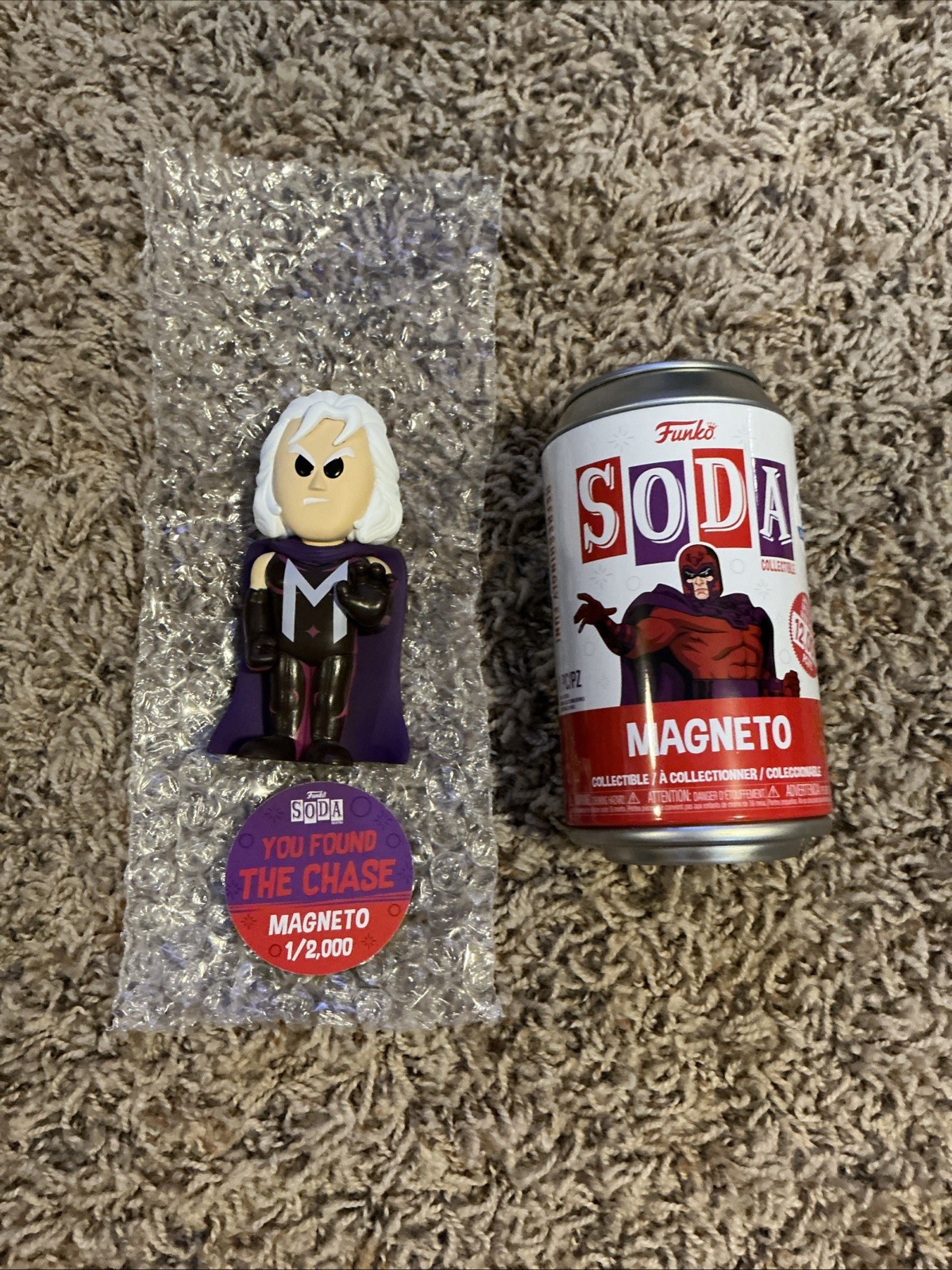 Funko Soda Magneto Vinyl Figure Marvel X-Men 97 CHASE 1/2000
