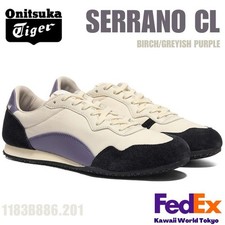 Onitsuka Tiger SERRANO CL BIRCH / GREYISH PURPLE 1183B886 201 UNISEX NEW 