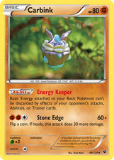 CARBINK 49/124 Rare Fates Collide Pokemon LP