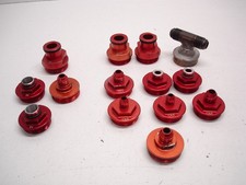 14 NASCAR PETERSON 600 SERIES / SYSTEM ONE INLINE OIL FUEL FILTER END CAPS 