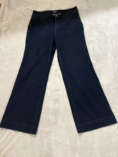 NYDJ Jeans Women  s High Rise Wide Leg Lift X Tuck 14 Black Casual Classic