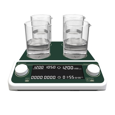 Lab Multi Place Magnetic Stirrer 4-Position Magnetic Stir Plate 50-1500RPM Sy...