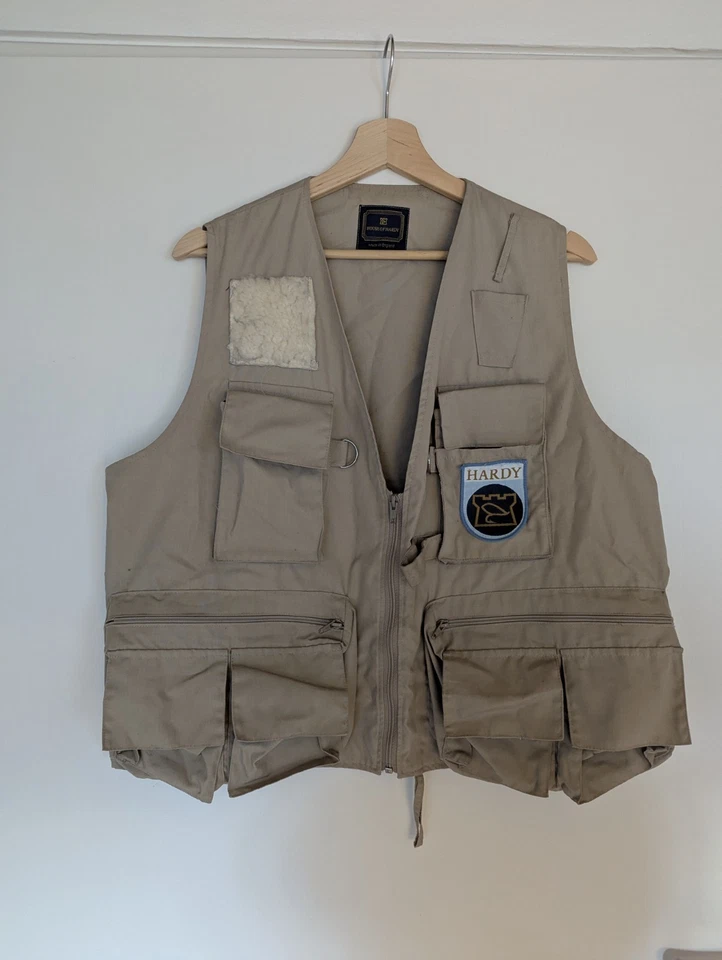 House of Hardy Fliegenfischerweste Gr. L  Beige