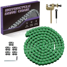 Green 35 Chain with Chain Breaker Kit For 80cc 105cc Predator 97cc Mini Bike