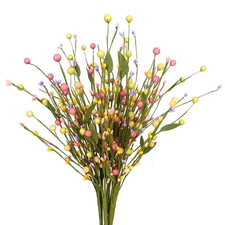 6 pcs Spring Stems, Artificial Picks Easter Stems for Home Centerpiece Vase W...
