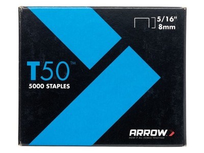 Arrow - T50 Heftklammern 8mm (Pack 5000)